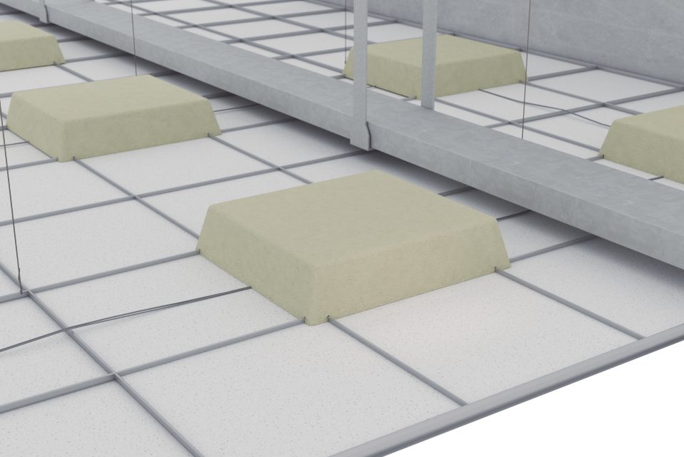 Copriplafoniera REI per la protezione passiva dal fuoco