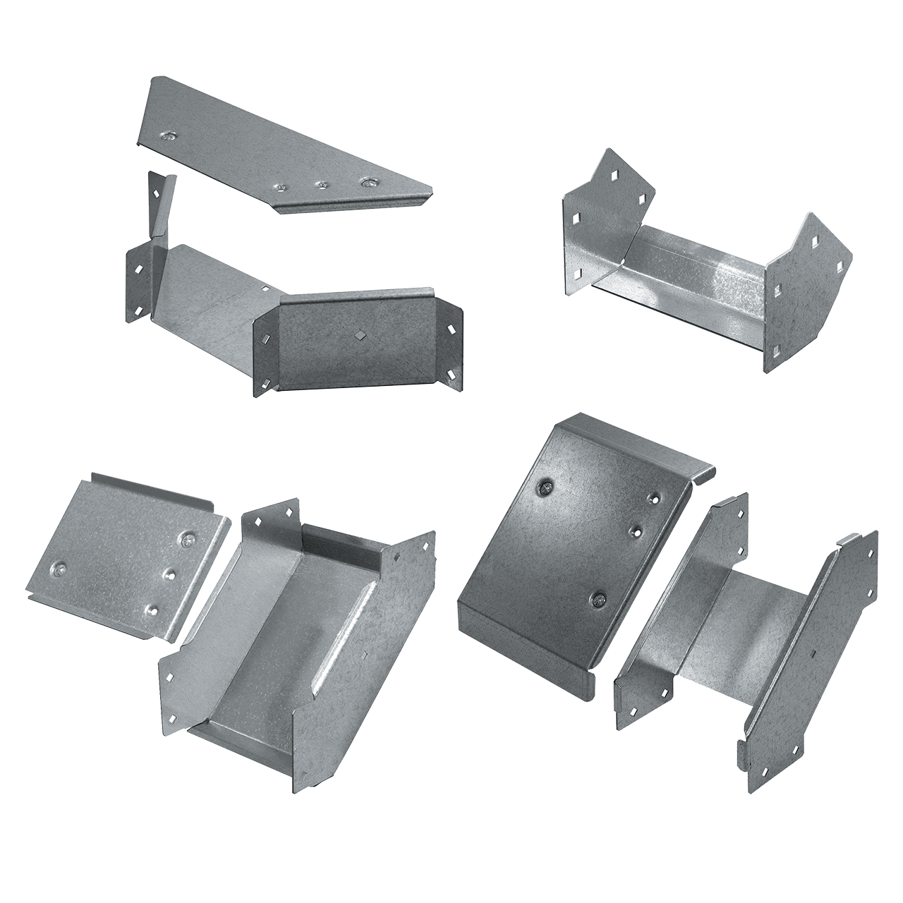 sei tipi diversi di giunture per canalizzazioni