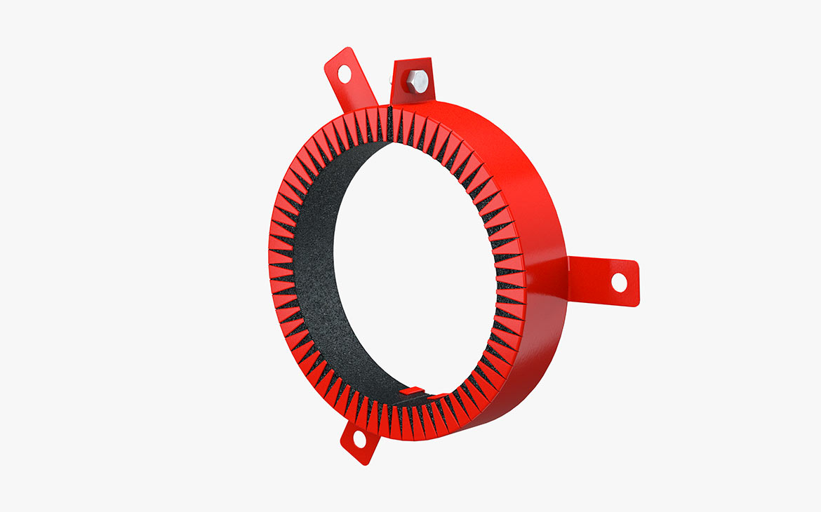 collare ignifugo per tubi